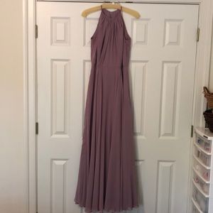 After six bridesmaid dress mauve